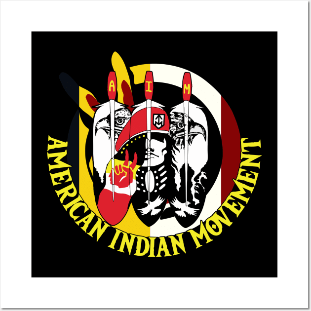 American Indian Movement Wall Art by sagitarius